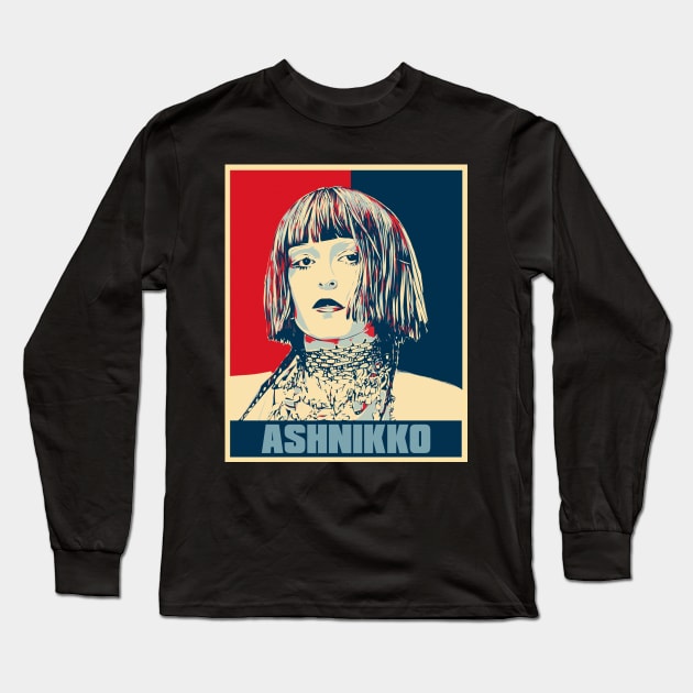 Ashniko Hope Poster Art Long Sleeve T-Shirt by Odd Even